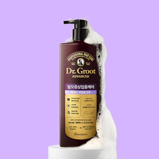 Доктор. Groot Hair Loss Symptoms Интенсивный шампунь для слабых волос 700 мл