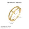 925 Sterling Silver Geometric Water Droplet Zircon Open Ring for Women Fashionable Exquisite Jewelry Gifts