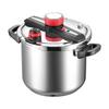 Pressure Cooker, 11.3L Pressure Cooker Stainless Steel, Pressures Canner with Steaming Rack, Tempered Glass Lid, Three Pressures Settings for Meat,