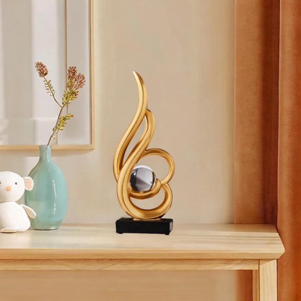 Декоративная фигурка фэн-шуй, центральная часть стола, смоляная современная статуя, настольное украшение для офиса