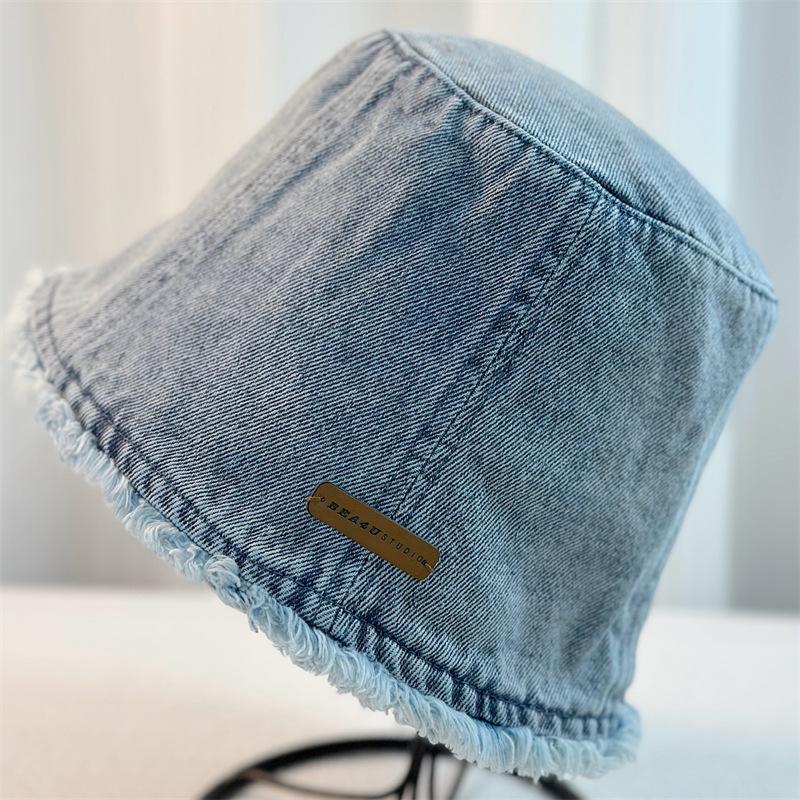 Корейский стиль широкополая шляпа рыбака унисекс весна/лето тонкая японская шляпа-ведро с козырьком от солнца закрывающая лицо