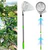 Fruit Picker Pole with Storage Bag Stainless Steel Apple Picker Pole Fruits Catcher Tree Picker Tree Picker Farm Garden Supplies