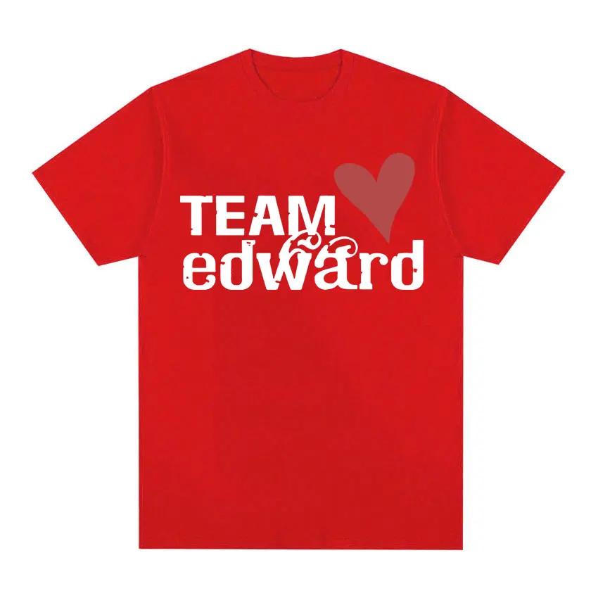 Джейкоб носит футболку Team Edward, одежда для фанатов «Сумерек», винтажная футболка, женская мода, повседневная футболка большого размера