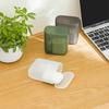 Portable Data Cable Storage Box Desktop Organizer Travel Home Transparent Dustproof Container Box Headphone Charger Wire Holder