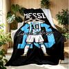 football player Pattern Blanket for Home Decoration, Bed, Sofa, Car Travel, Camping, Suitable for All Seasons, Birthday Christmas Gift