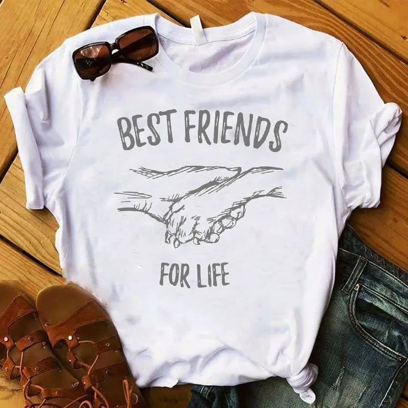 Women T Graphic Flower Never Walk Alone Dog Paw Fashion Printed Top Tshirt Female Tee Shirt Ladies Clothes Tshirt