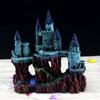 Aquarium Resin Castle Decoration Stone Cave Fish for Tank Accessories for Betta X3UC