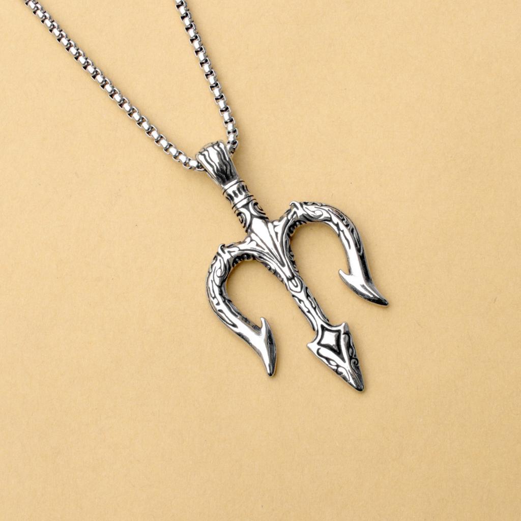 Подвеска из титановой стали, модная, мужская, в стиле хип-хоп, на цепочке из нержавеющей стали