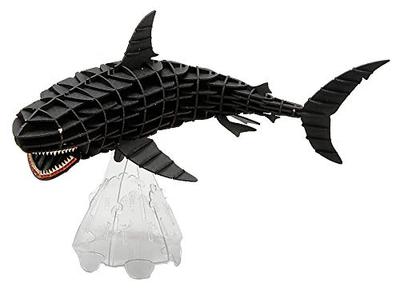 3D Пазл СЕРИИ MOVE DX Большая Белая Акула Черный с Подставкой