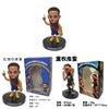 ПВХ фигурка Stephen Curry из NBA с красным шарфом для декора стола и коллекции