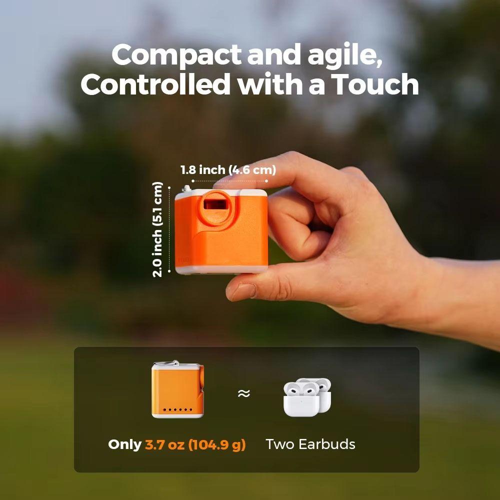 2400mAh Mini Air Pump Long Endurance LED Light Air Pump Electric Inflator Deflator Air Mattress