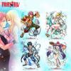 16 см классический аниме Fairy Tail персонаж стенд модель пластина брелок Нацу Люси Хартфилия серые фигурки Венди стоячий знак