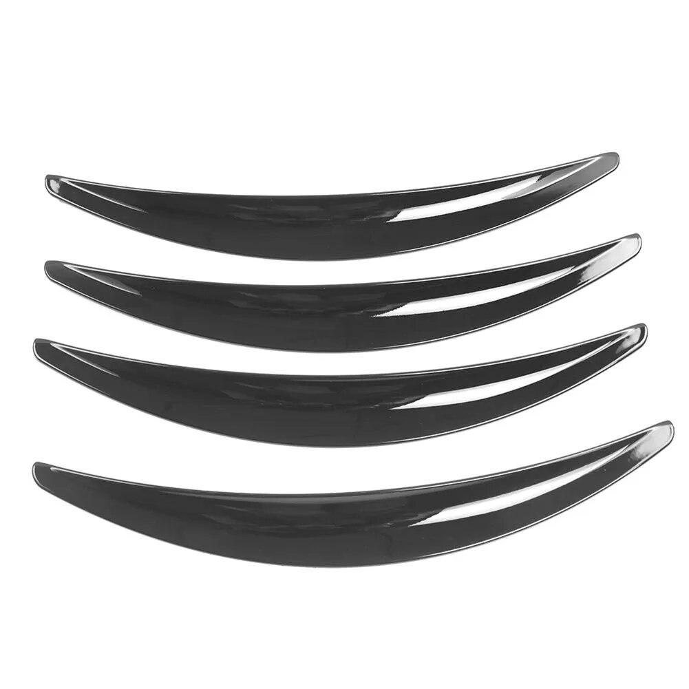 4PCs Car Modification Decorative Strip Fender Flares Mud Flap Splash Guards Arch Wheel Eyebrow Lip For Tesla Model 3