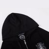 828 CHROME HEARTS Осень-Зима 2026 Новая Толстовка с Капюшоном Классического Стиля с Логотипом и Молнией Большого Размера, Подходит для Ношения Парами