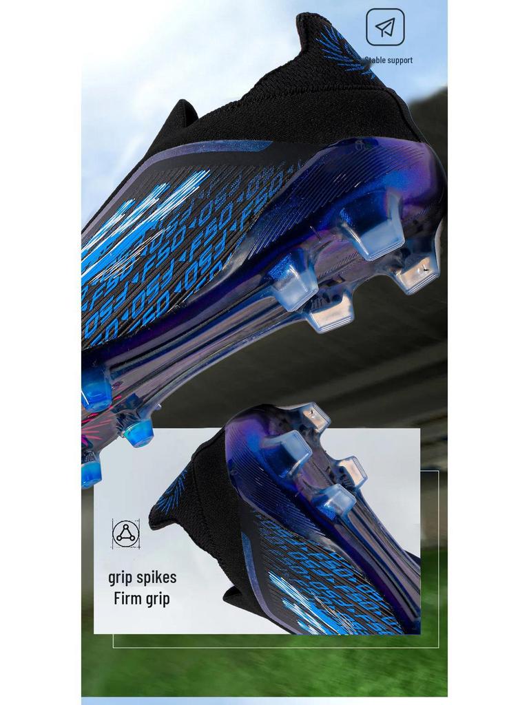 Футбольные шиповки для улицы с длинными шипами для мужчин, женщин и подростков - Тренировочная обувь для учеников начальной и средней школы