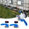 DN40/DN50 IBC Tank Tap Pipe Connector 75mm Liters 62mm To 1000L Container Male Export Butterfly Valve Switch IBC Tank Adapter