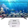 480P Mini Composite AV to VGA Adapter TV Set Top Box Audio Video Converter (White) Video converter Converter AV to VGA adapter