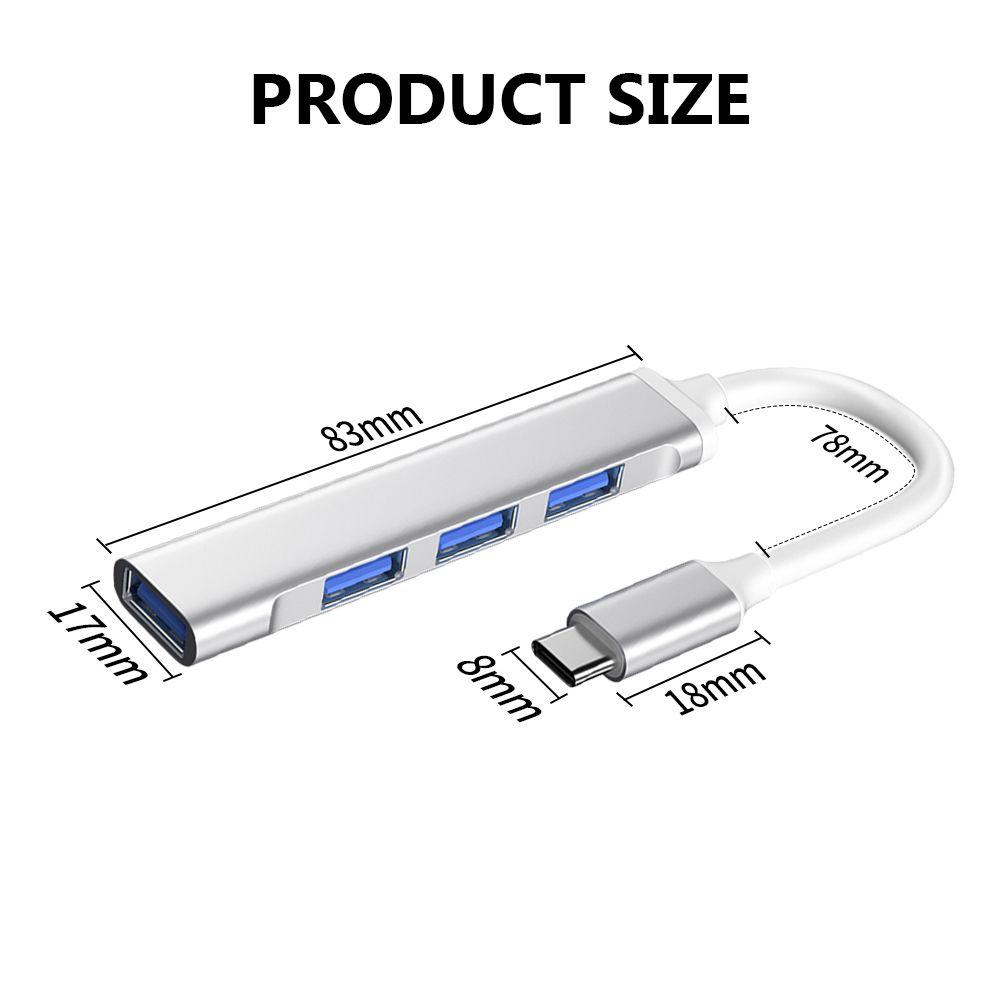 High Speed OTG Adapter Data Transmission Type-C 3.1 Dock Station USB C HUB USB 3.0 Splitter