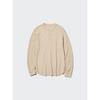 Uniqlo Вафельный Хенли с длинным рукавом