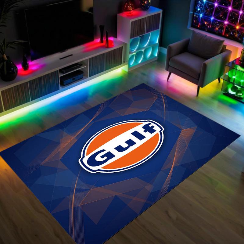 Gulf Design Crystal Velvet Carpet Cozy Non?Slip Printed Rug For Bedroom Living Room Entrance