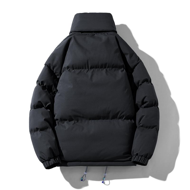 Мужская зимняя длинная модная брендовая куртка с хлопковой подкладкой, модная повседневная кашемировая куртка больших размеров с хлопковой подкладкой