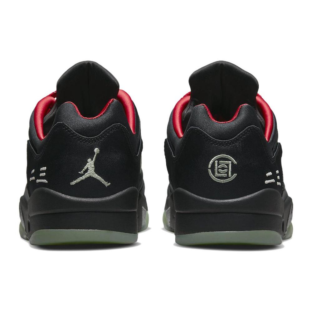 Кроссовки унисекс CLOT x Air Jordan 5 Retro Low Jade Black Classic-Jade Fire-Red DM4640-036
