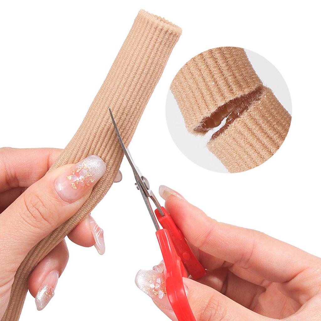 Cuttable Gel Toe Protective Tube Elastic Silicone Finger Protective Cover Toe Protection Pipe Reduce Pain Foot Protector Kit
