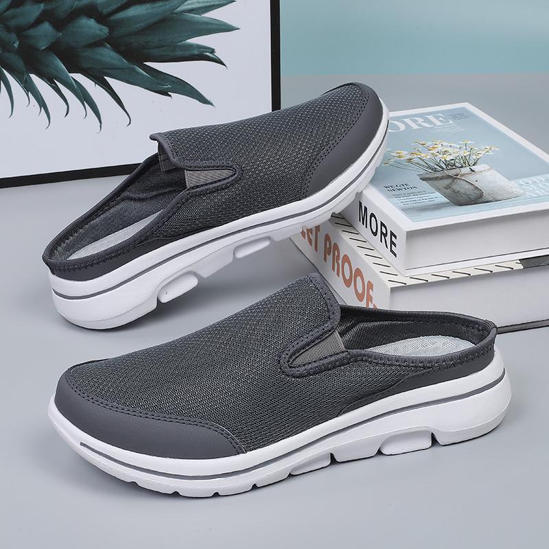 Fashion Shoes for Men and Women Light Breathable Couple Half Slippers Outdoor Casual Designer Men Slippers for Summer Big Size 4