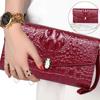 Модные клатчи большой емкости для женщин с узором под крокодила, сумка на плечо, дорожные сумки-клатчи с декором в виде змеиной головы, женские сумки-конверты