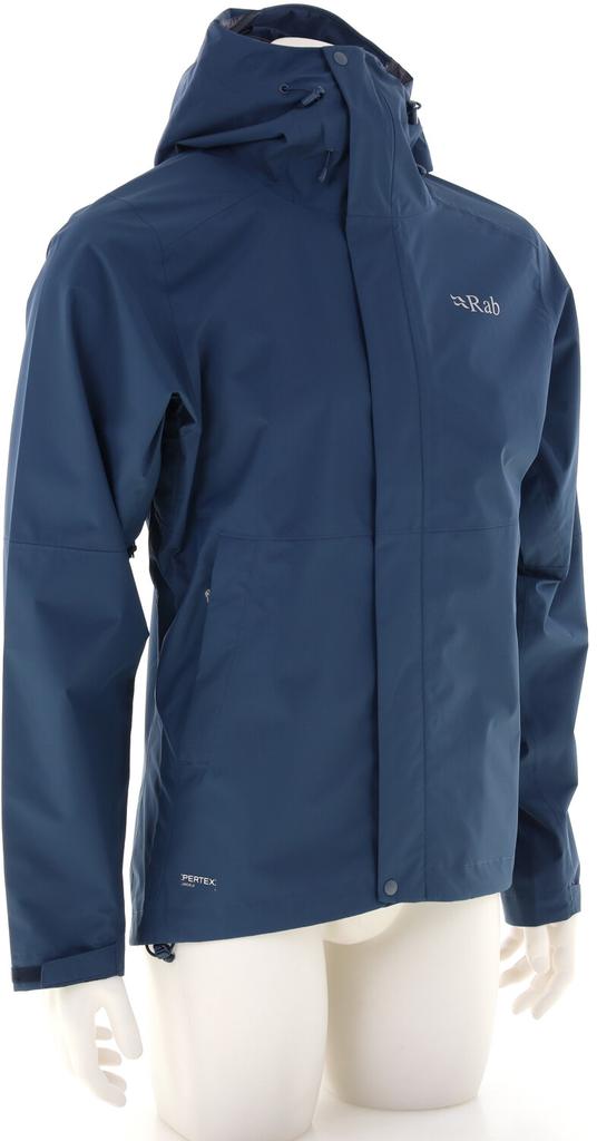 Куртка Rab Downpour Jacket tempest blue TMB