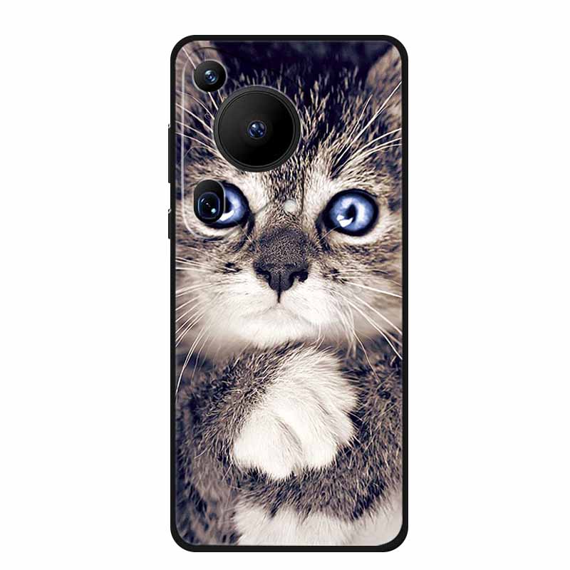 For Huawei Pura 70 Ultra Case 70Ultra Black Silicone Soft Back Cover Case For Huawei Pura 70 Ultra Phone Case Cover Pura70 Ultra