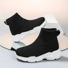 Children's Fly-woven Sneakers 2025 New Boys and Girls Breathable Mesh Lightweight Non-slip One-pedal Socks Shoes