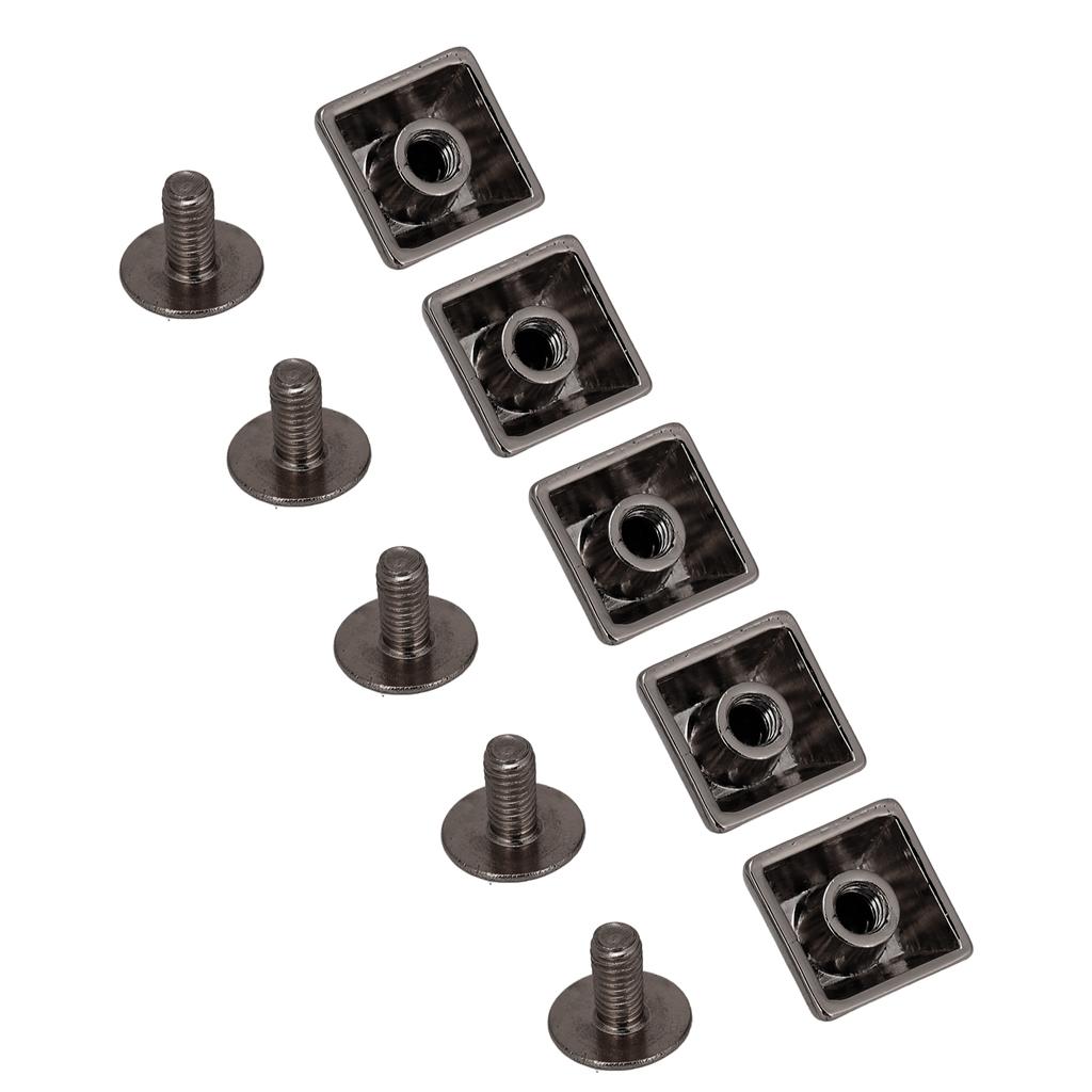 20 шт. Пирамидальные заклепки 10 мм металлические квадратные пирамидальные заклепки и винты PH для кожаных проектов серебристые