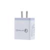 Быстрое зарядное устройство 3.0, 4-портовое USB-зарядное устройство для настенного использования с технологией USB-зарядки для iPhone 7/7 Plus/6S/6S Plus/5SE/iPad/LG /Samsung/HTC/Nexus и других