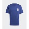 adidas Футболка Leisure Badge темно-синего цвета Jd6347