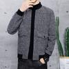 Осень и зима для мужчин среднего возраста и молодежи повседневная уличная мода шерстяная куртка куртка верхняя часть теплое пальто