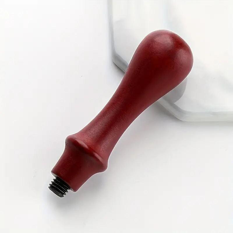 1 шт. Ручка для печати из воска, только ручка из розового дерева, замена для винтажных печатей для воска, съемная головка диаметром 7 мм