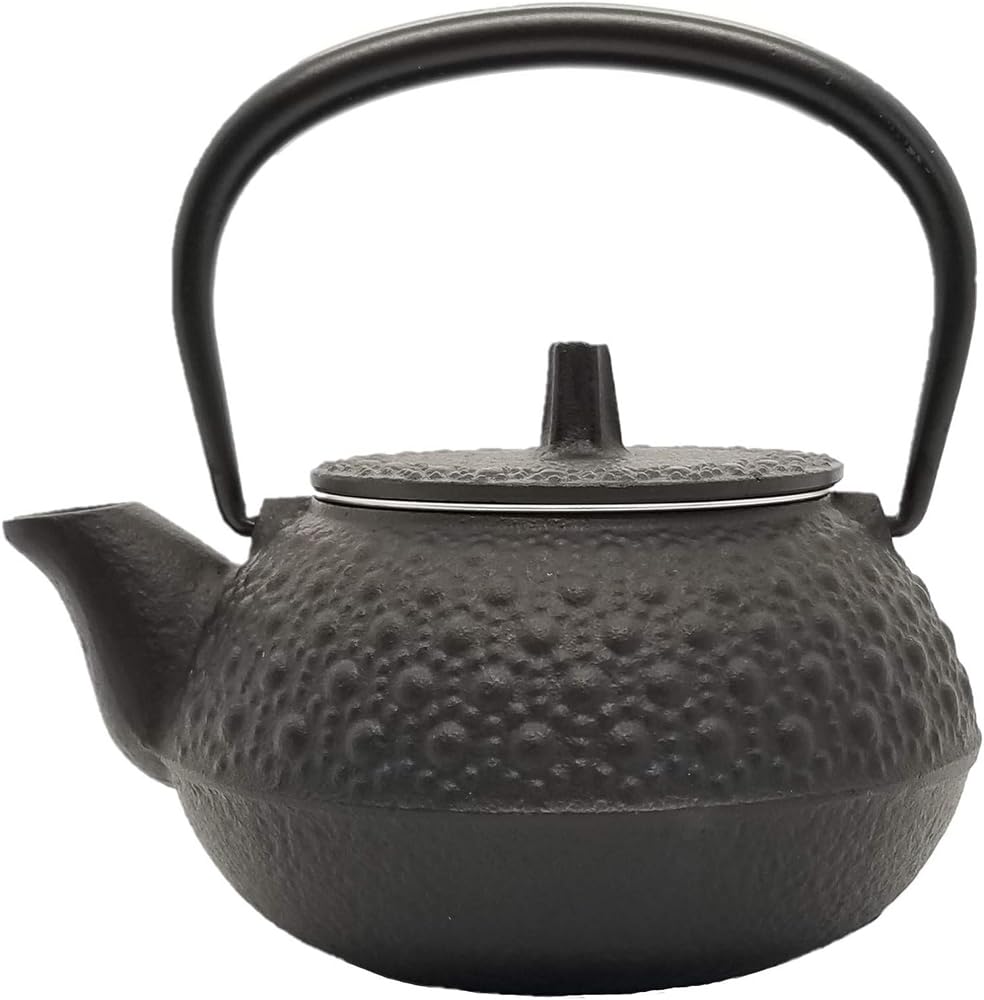 Iwachu Iron Type New Tortoiseshell No Suitable for Direct Nanbu 12803 Teapot/Kettle Container, 3, Design, Black, 0.32L, Enamel, Heat, Ironware,