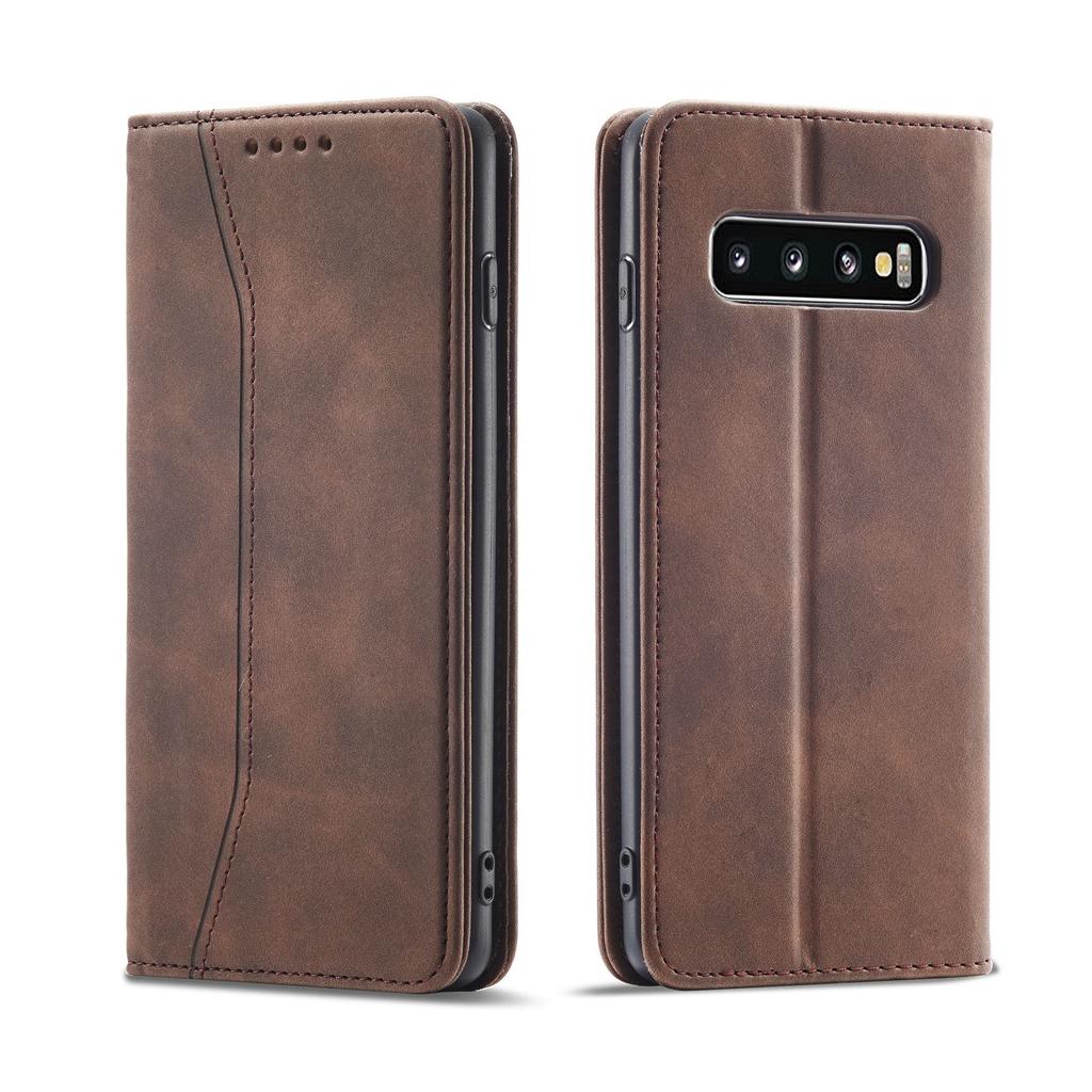 Кожаный чехол-книжка Samsung S10/S9PLUS с отделением для карт - Защитный чехол A51/A31/A50