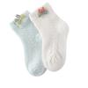 2Pair/lot New Newborn Socks Summer Thin Boys and Girls Baby Socks