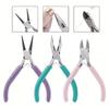 3pcs Jewelry Making Pliers Set - Needle Nose, Chain Nose, Round Nose & Wire Cutter - Perfect For Jewelry Repair