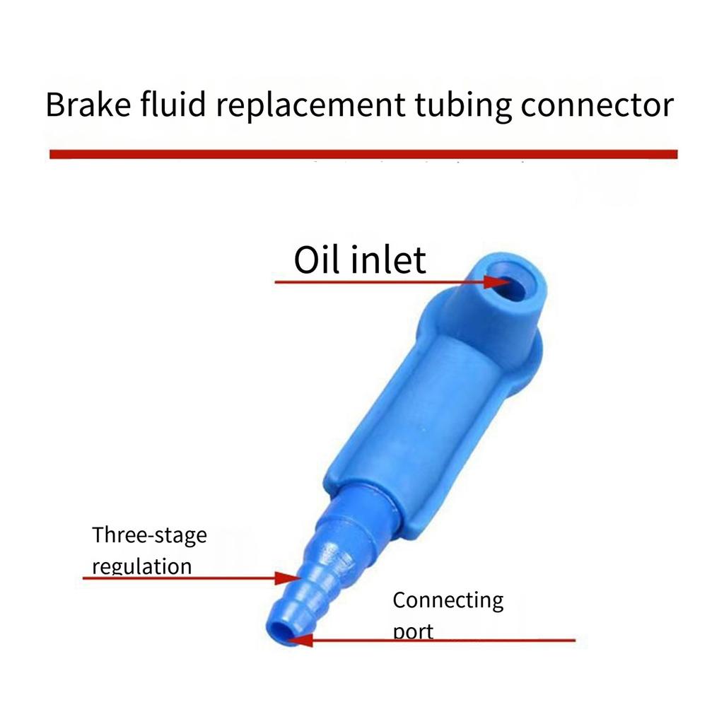 Набор для прокачки тормозной жидкости, 5 шт., универсальный автомобильный адаптер, подходит для эффективной замены тормозной жидкости, с герметичной конструкцией