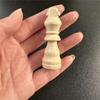 Шахматные фигуры 2,5 дюйма Новый продвинутый набор фигур из цельного дерева 32 штуки Настольная головоломка Развлекательная игра