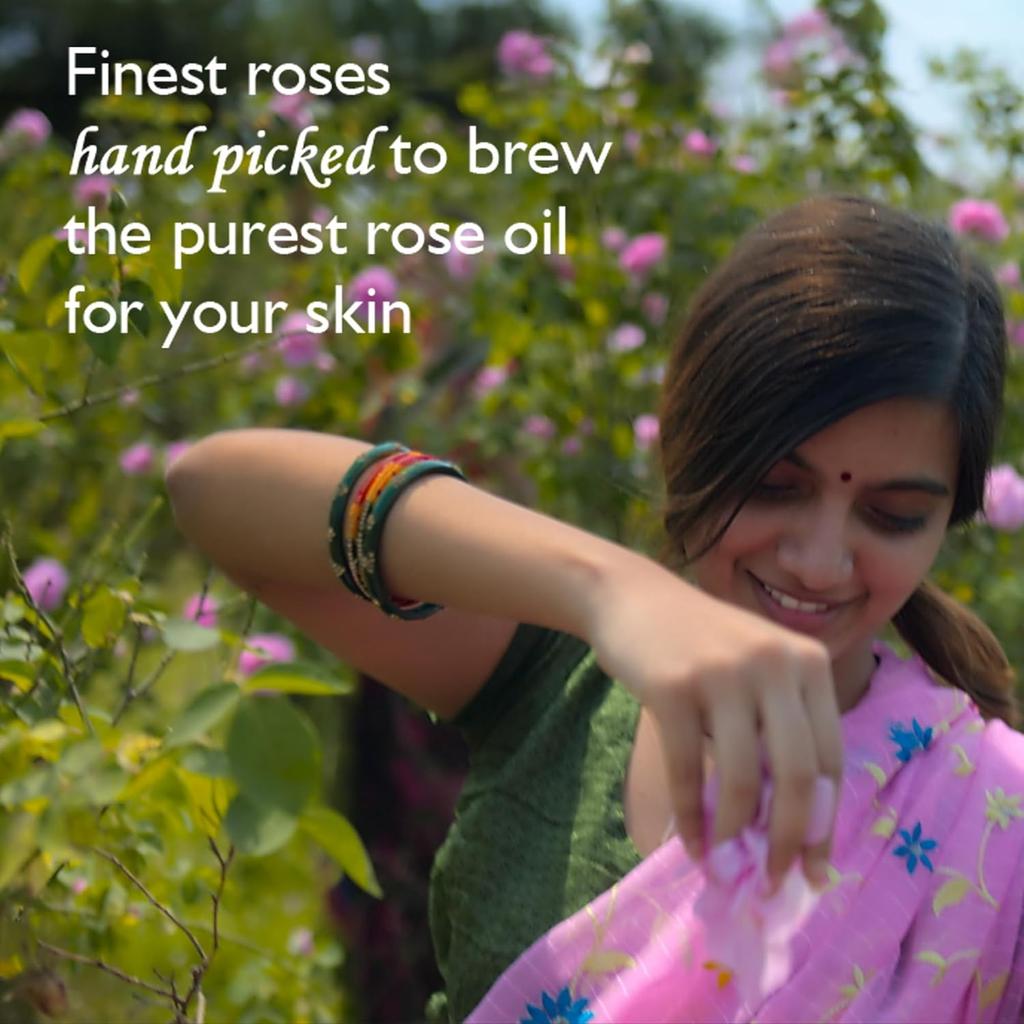 Dabur 4 x Очищающее средство для лица Gulabari Rose Glow 100 мл Нежный увлажняющий тоник для всех типов кожи