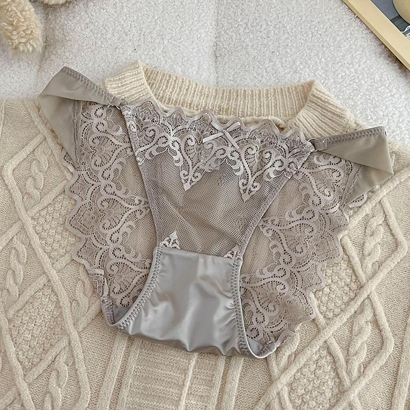 Sexy and Hot Lace Low-waisted Breathable Pure Desire Triangle Women’s Panties