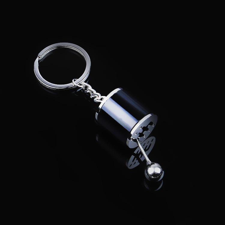 Креативный брелок-подвеска для автомобильного переключателя передач - металлическая головка ручного переключения передач