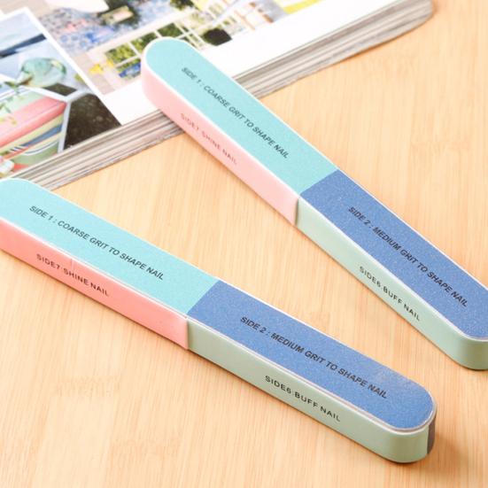 Six-Faced Grinding Nail File Buffer Polisher Dead Skin Remover Manicure Tool