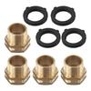 3 4 GHT To NPT Brass Garden Hose Adapter Outdoor Gardening 3 4 GHT Female Interchangeable Connectors For Faucets