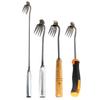 2 In 1 Garden Rake Manual WSeed Grass Rooting Tool Puller Shovel 4 Teeth Weeding Removal Hand Gardening Loose Soil Tool Weeder