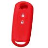 IKT Smart Key Silicone Cover for Mazda Cars, 2 Buttons, Red, CX5, CX3, Demio,